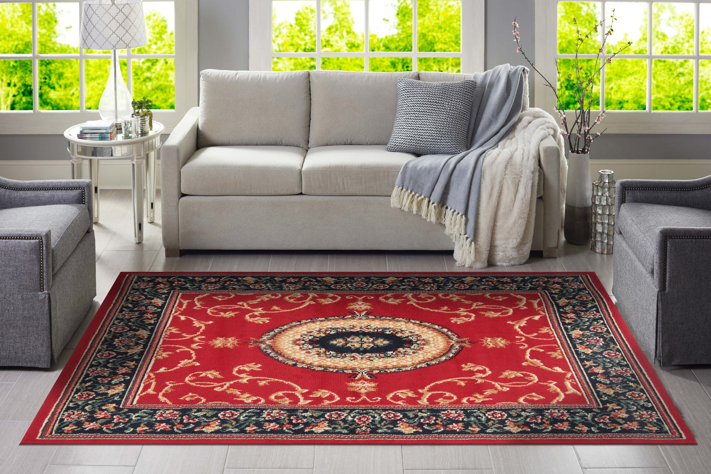 Camellia Red Rug