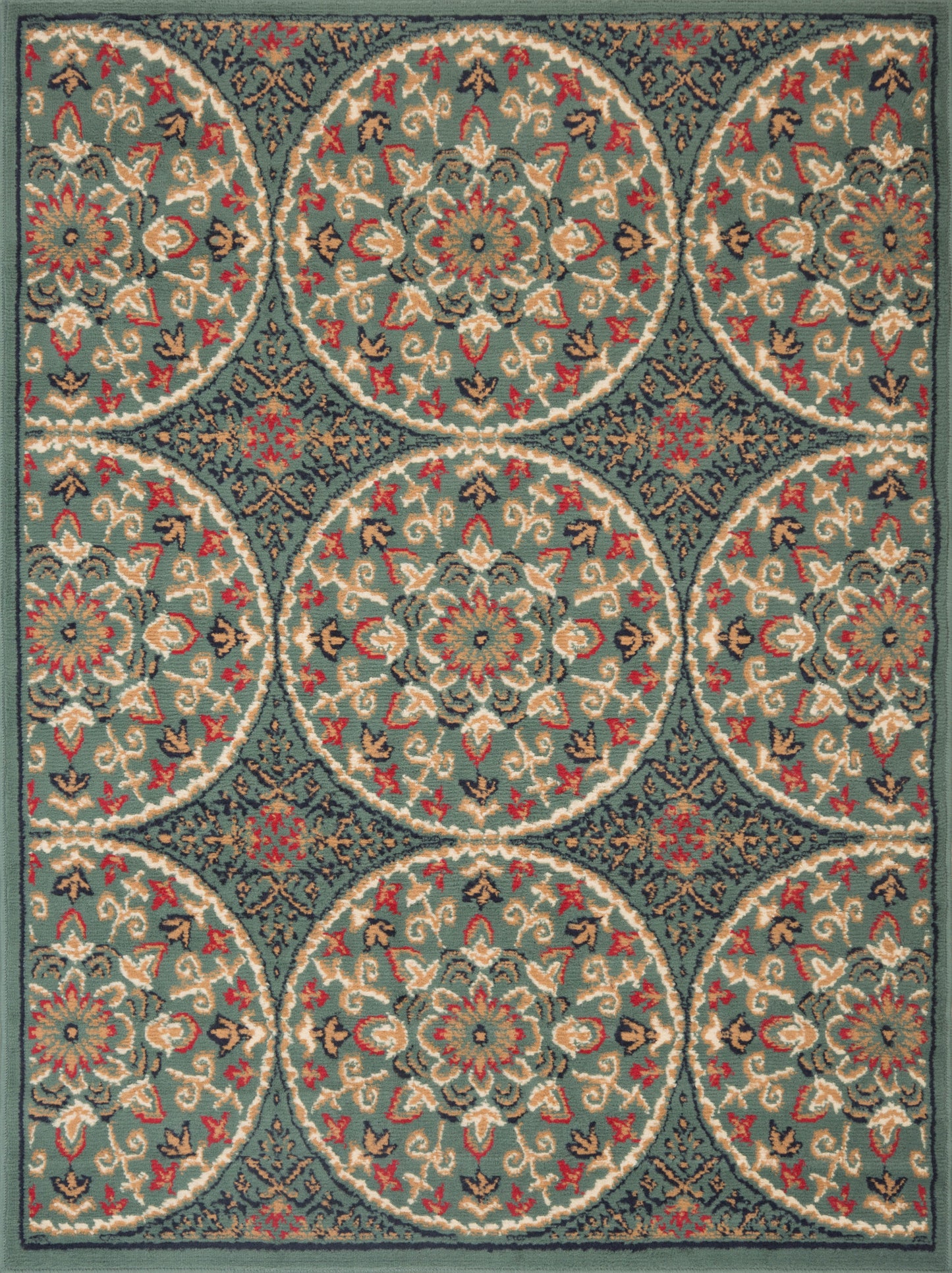 Jasmine Green Rug