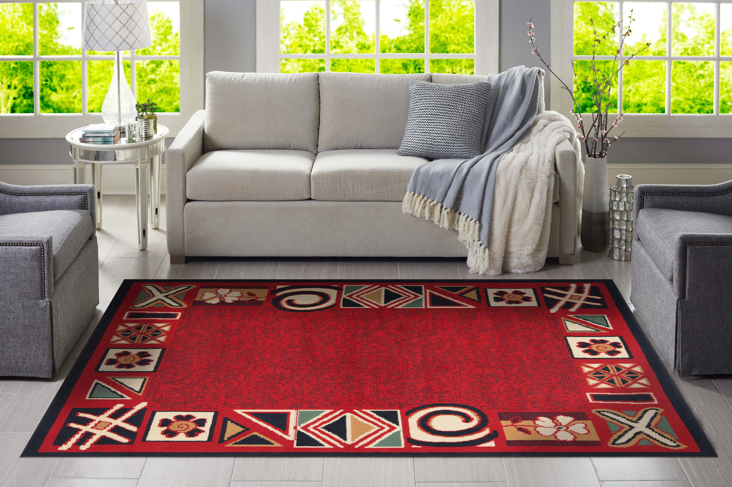 Melisa Red Rug