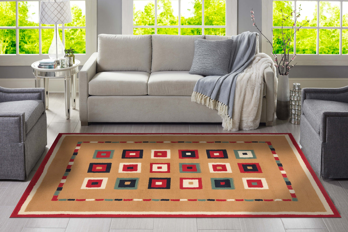 Coffee Lily Rug