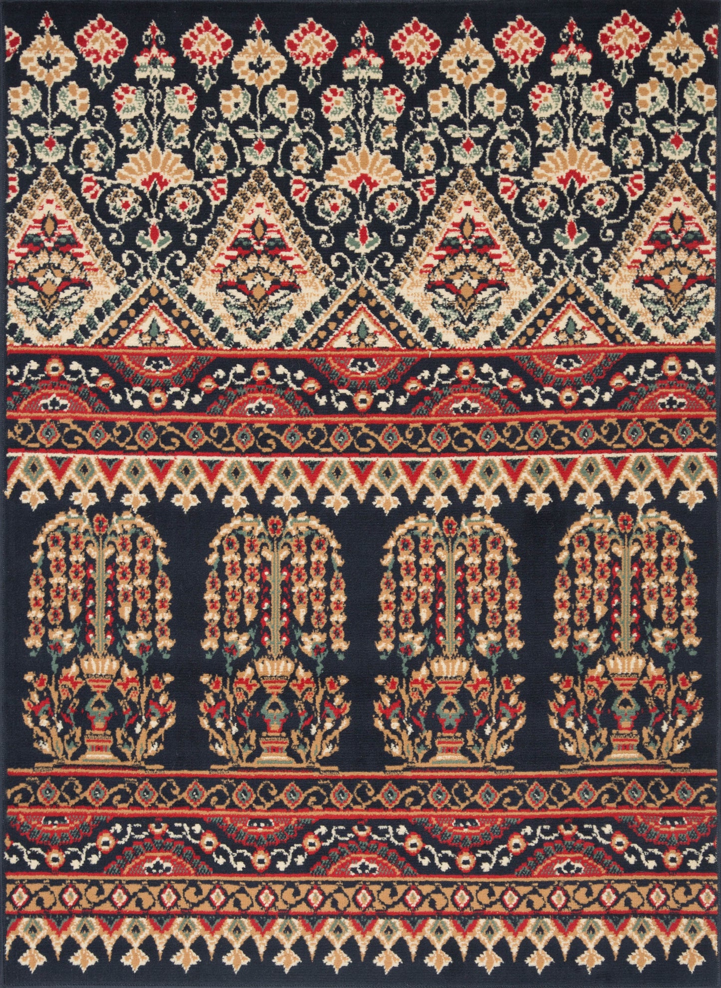Black Margarita Rug