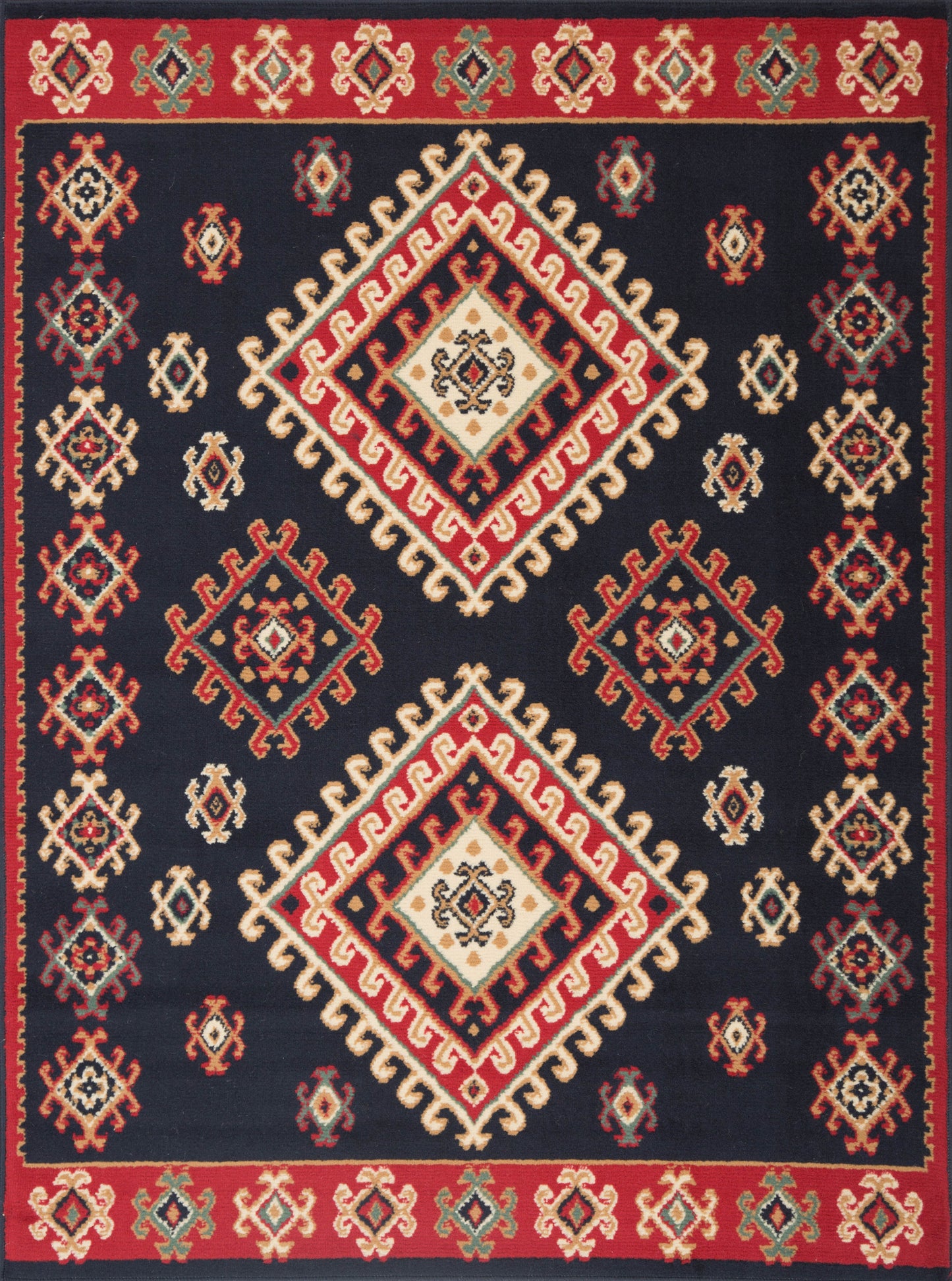 Black Freesia Rug