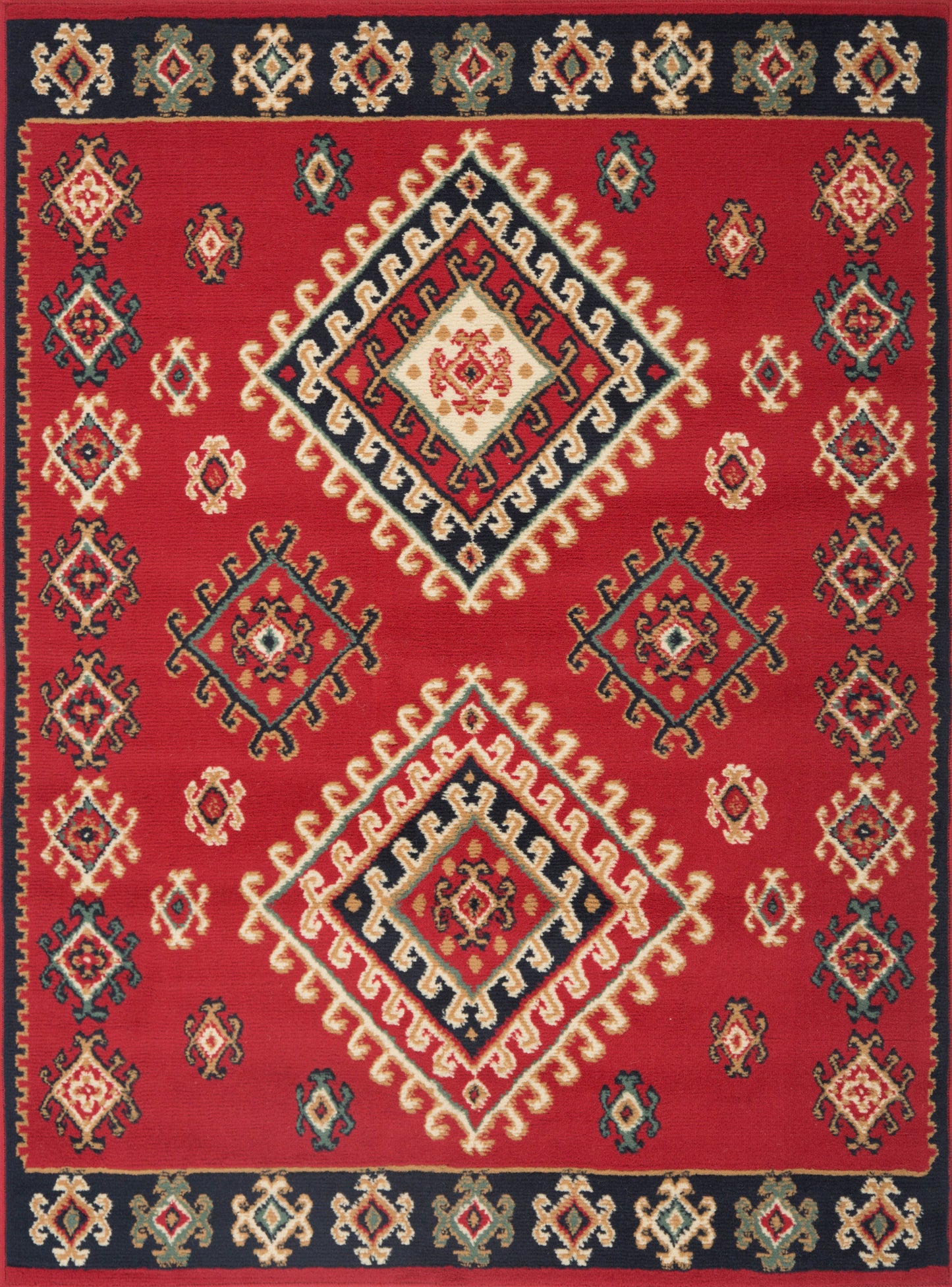 Red Freesia Rug
