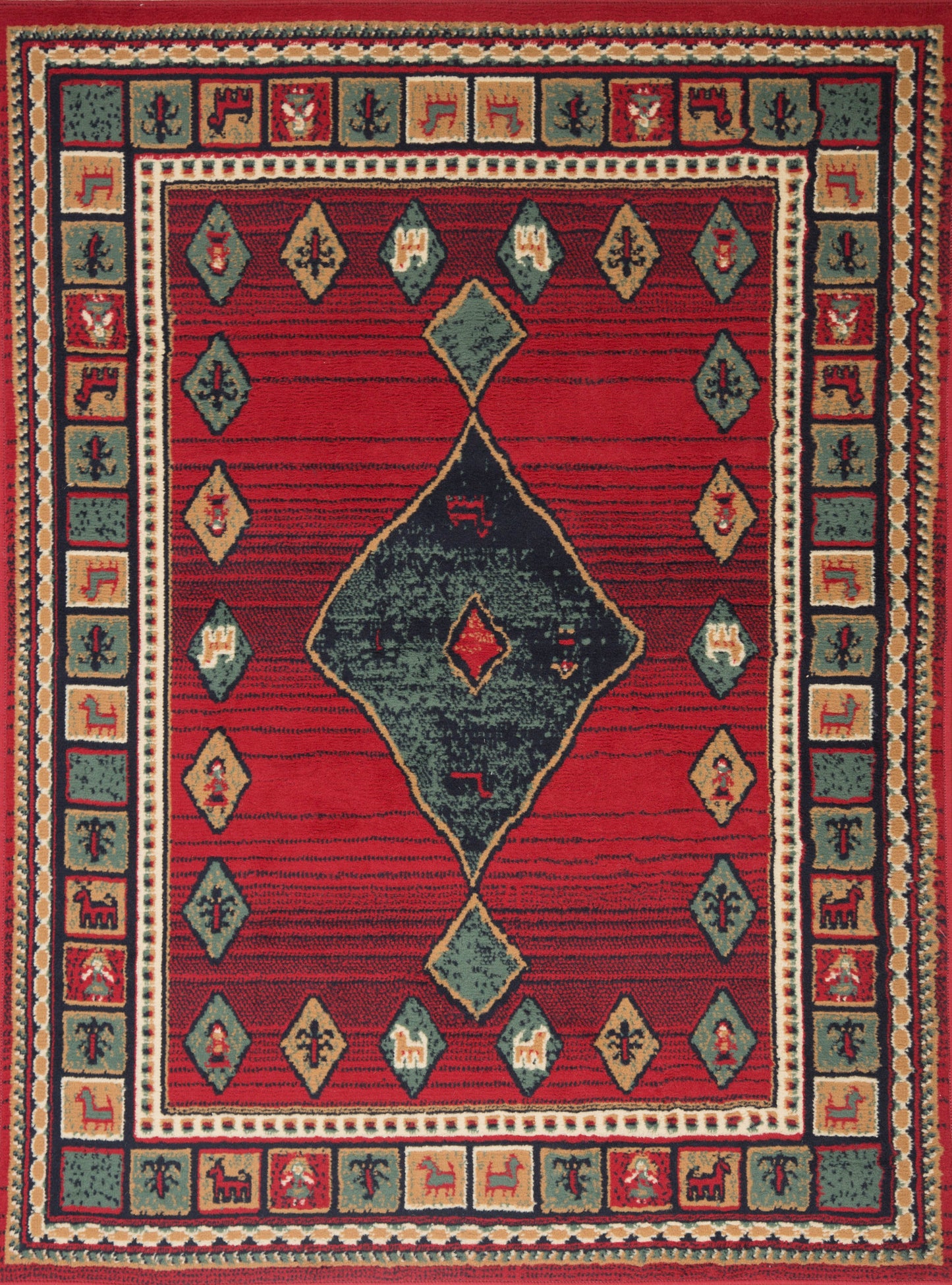Red Zinnia Rug
