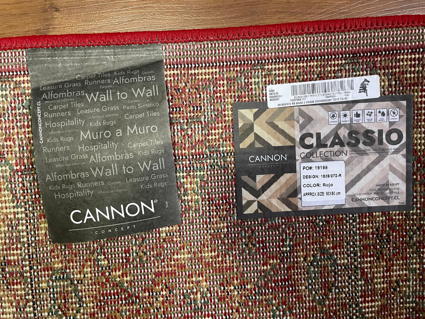 Bajada de cama Hibisco Rojo