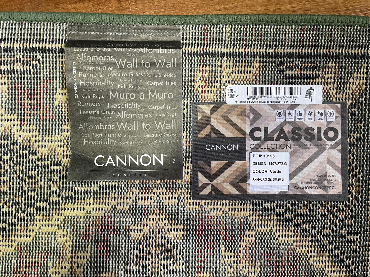 Bajada de cama Jazmin Verde