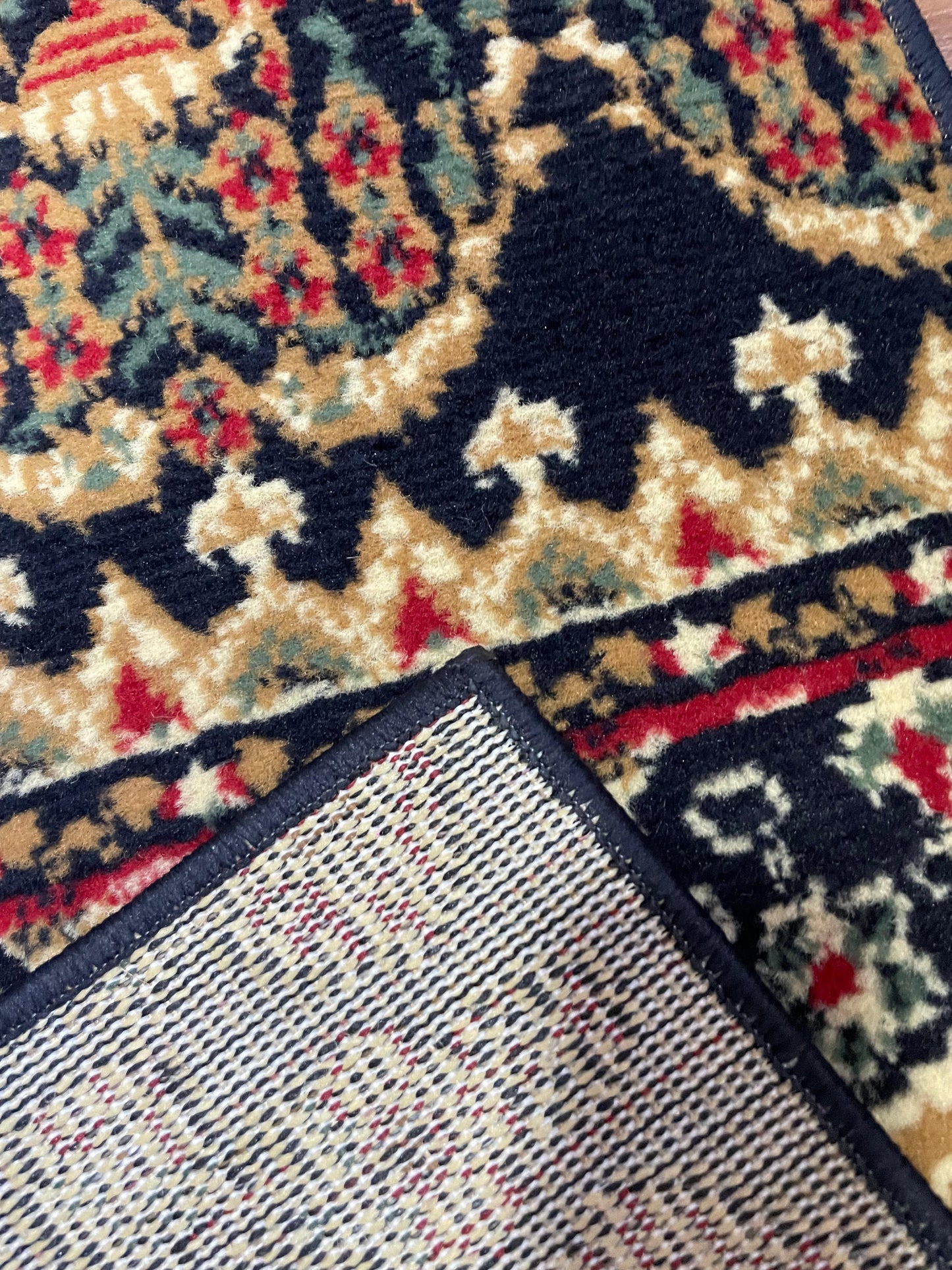 Bajada de cama Margarita Negro