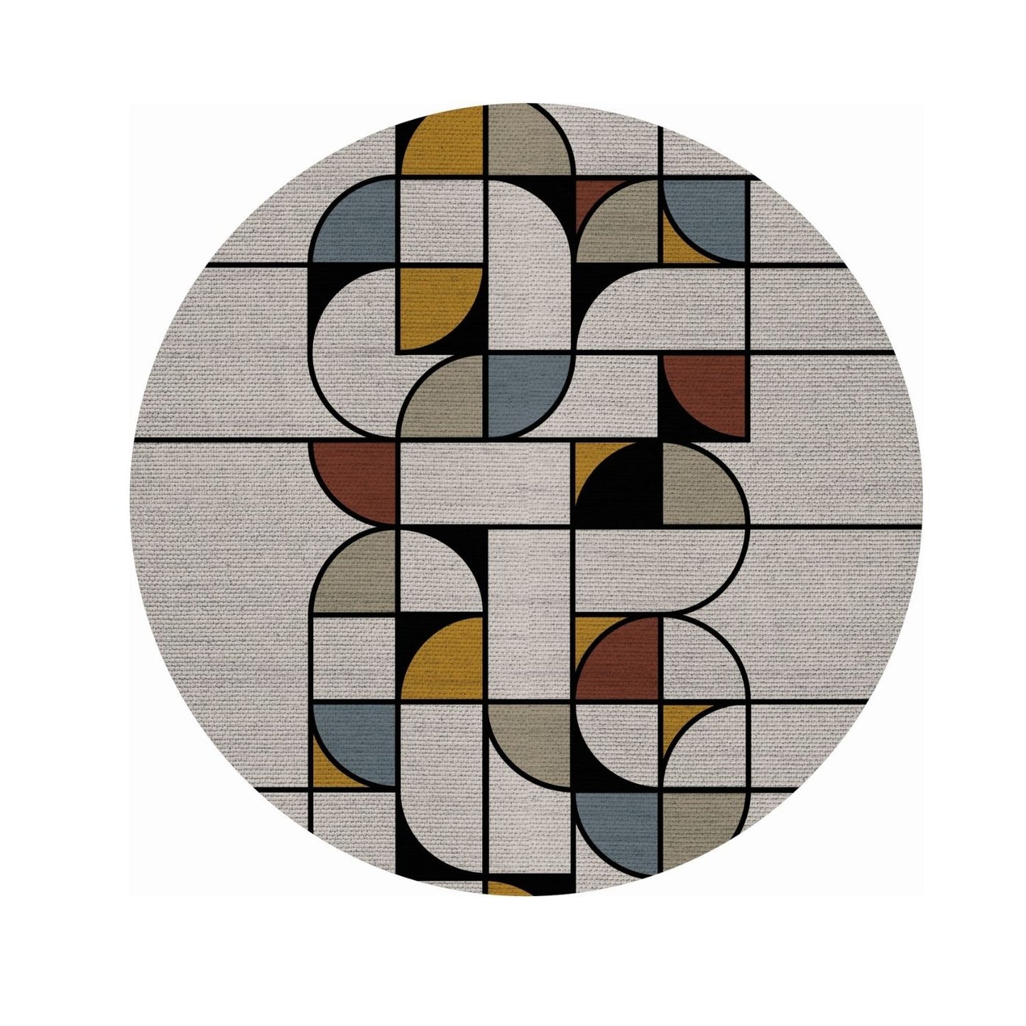 Alfombra Redonda Bauhaus