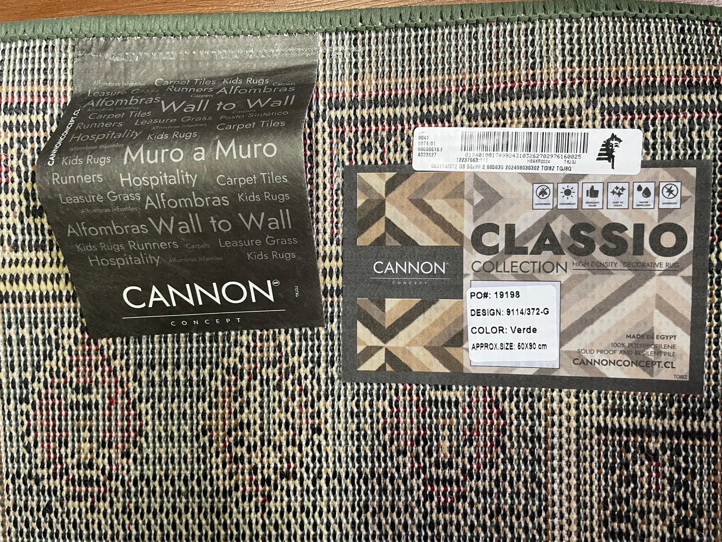 Bajada de cama Zinnia Verde