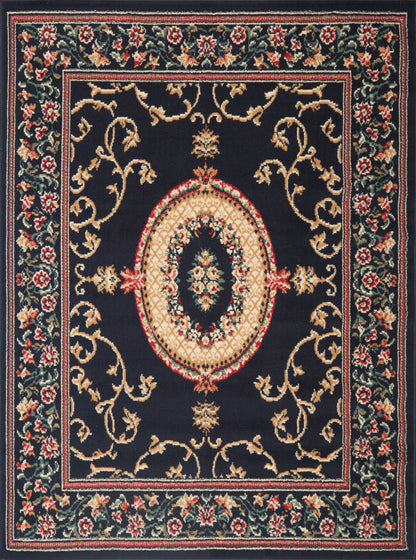 Camellia Black Rug
