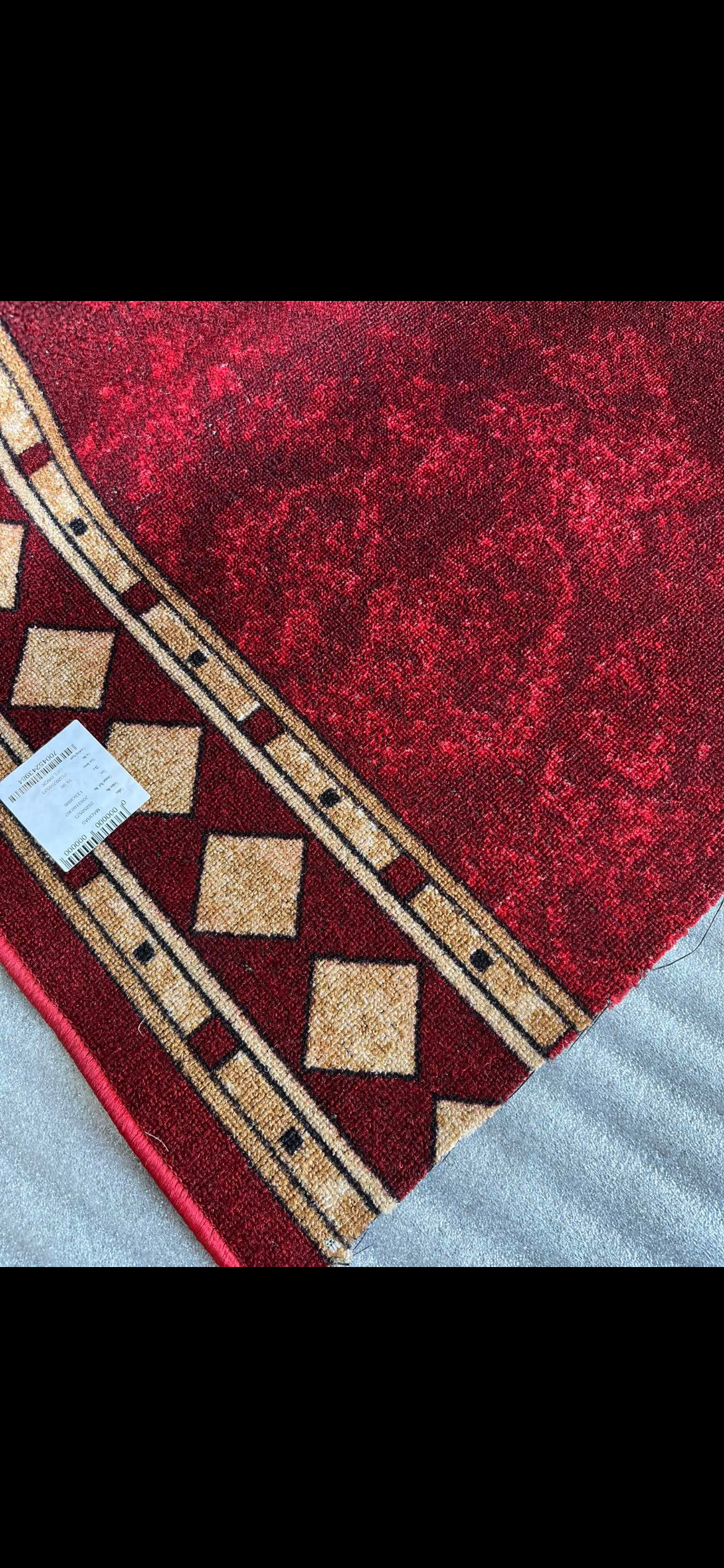 Pasillo Madras Rojo 133cm Ancho