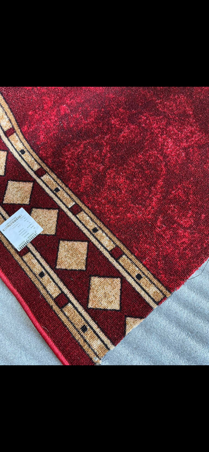 Pasillo Madras Rojo 133cm Ancho