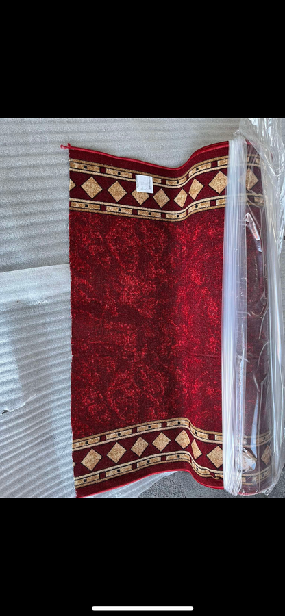 Pasillo Madras Rojo 133cm Ancho