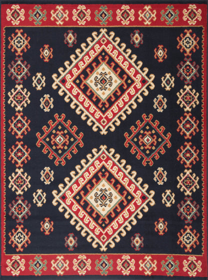 Black Freesia Rug