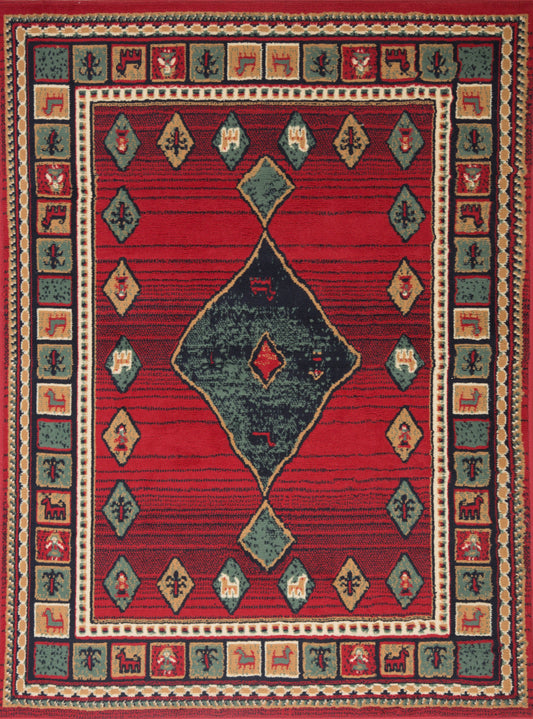 Alfombra Zinnia Rojo