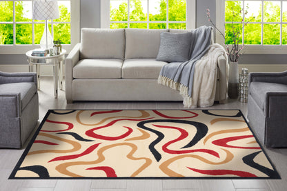 Beige Pansy Rug