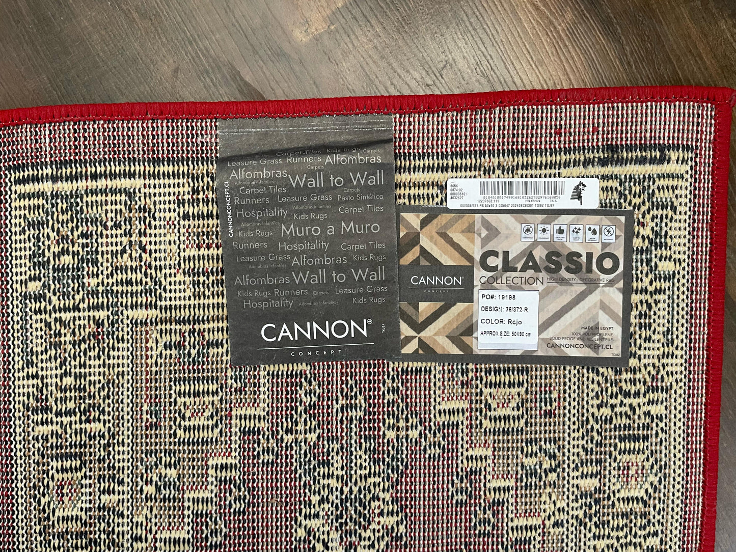 Bajada de cama Azalea Rojo