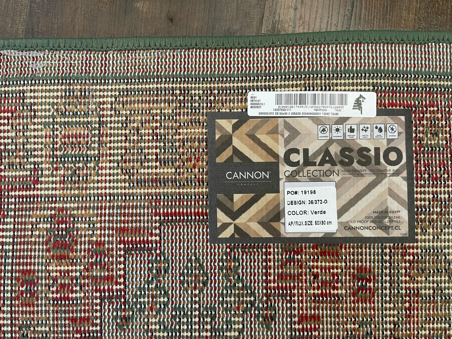 Bajada de cama Azalea Verde