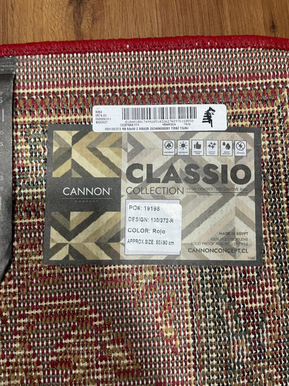 Bajada de cama Camelia Rojo