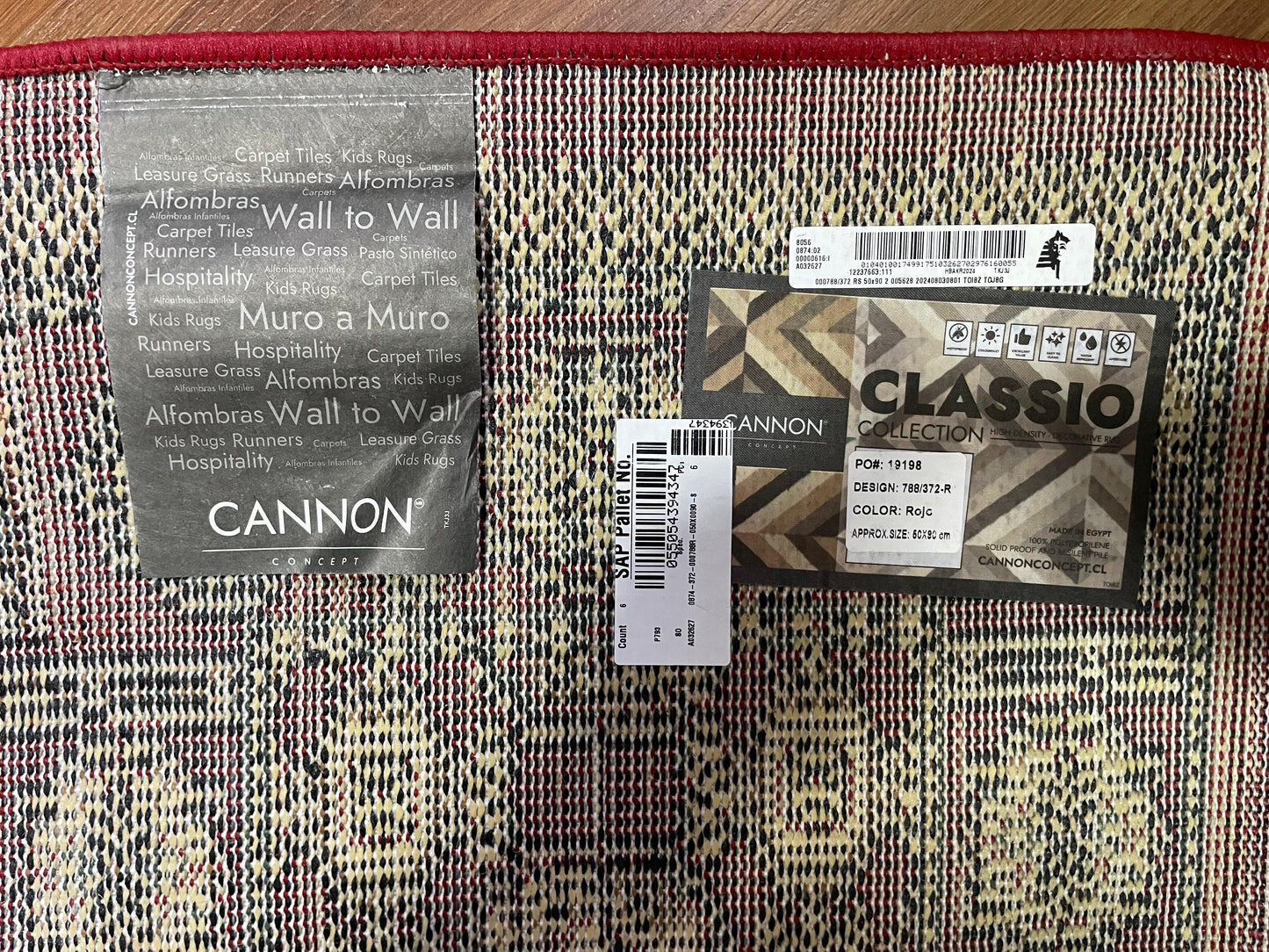 Bajada de cama Dalia Rojo