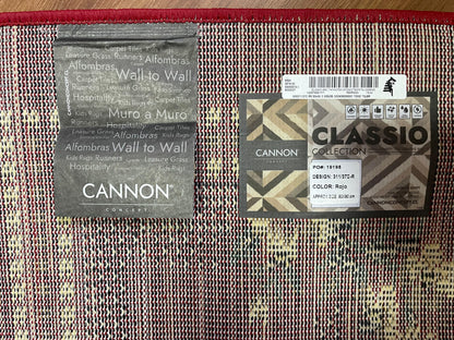 Bajada de cama Hortensia Rojo