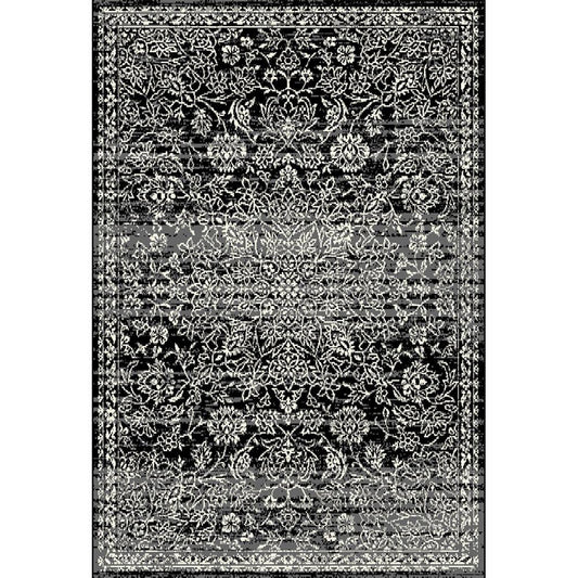 Alfombra Khufu Negro