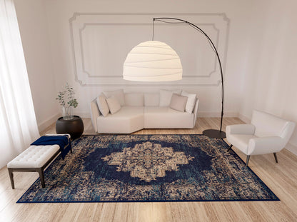 King Blue Rug