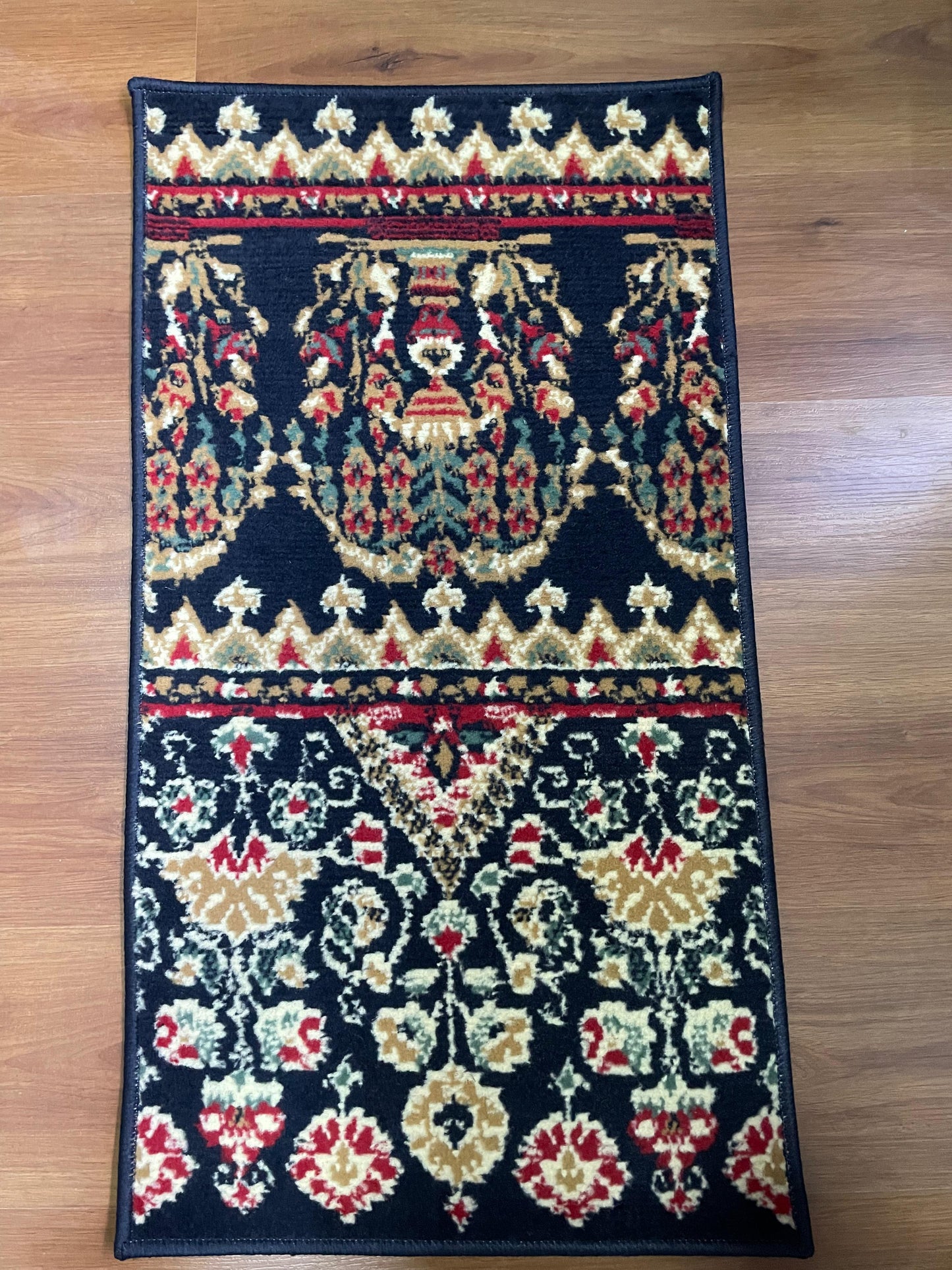 Bajada de cama Margarita Negro