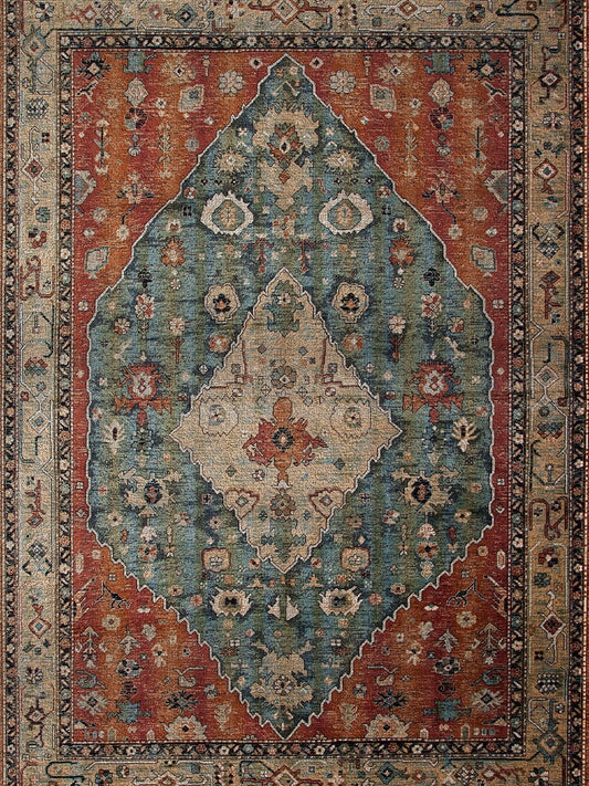 Alfombra Vintage Rust